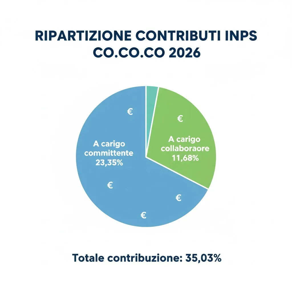 Ripartizione Contributi INPS Co.Co .Co 2026